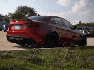 Alfa Romeo Giulia Rear Diffuser - Carbon Fiber - Quadrifoglio Model